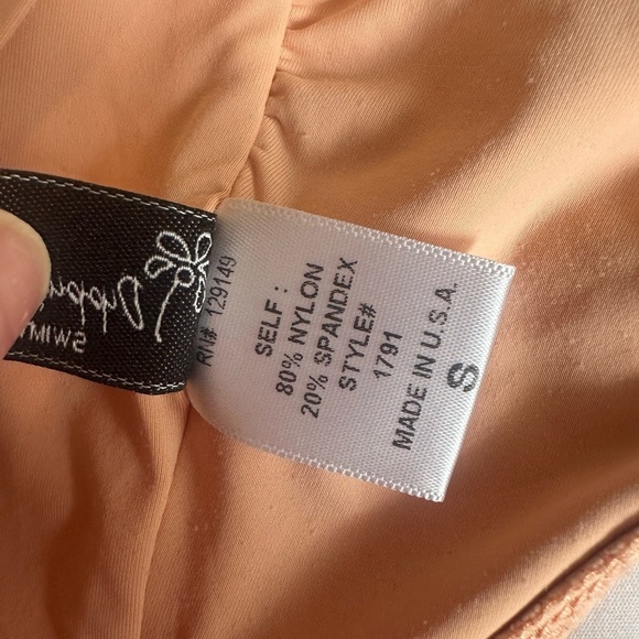 Dippin' Daisy's  Tie Front Cheeky Coverage One-Piece size small neutral - Picture 4 of 10